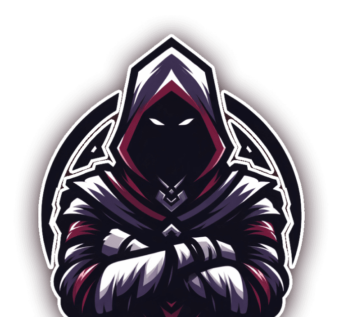 The Mythic Rogues emblem: a hooded rogue with arms crossed, framed by a crest.